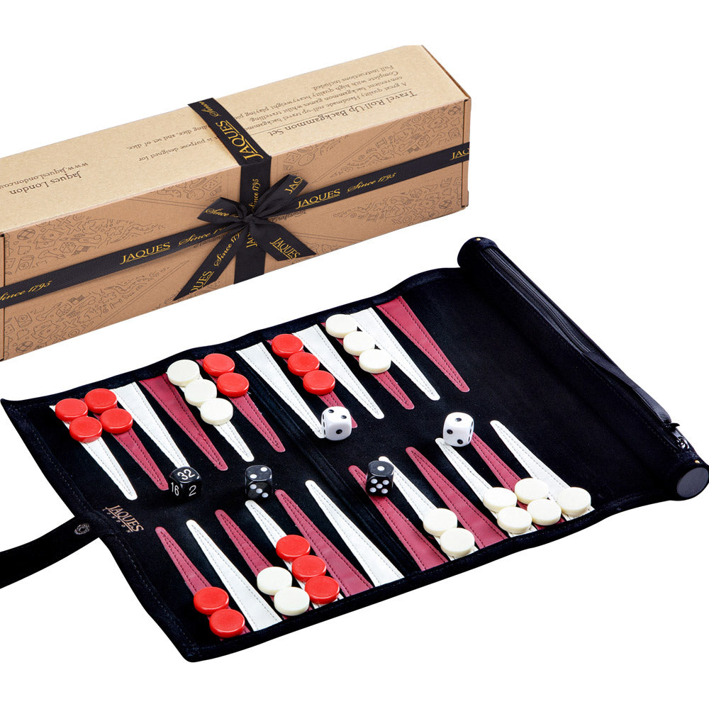 Leather Backgammon Set | Leather Backgammon Board & Pieces – Jaques Of ...