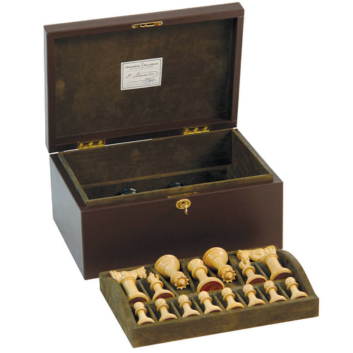 1849 4" Edition Chess Set in Leather Casket