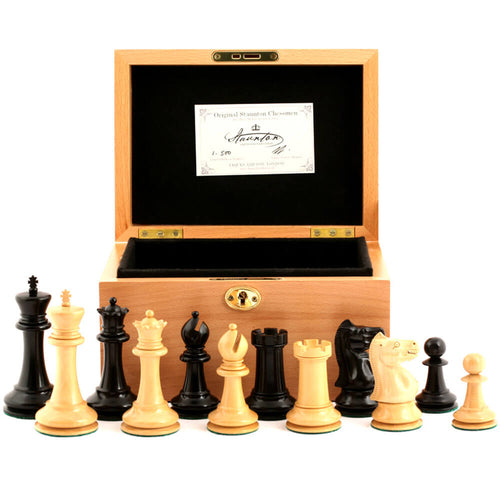 1890 Edition 3.5" Chess Set in Beech Box