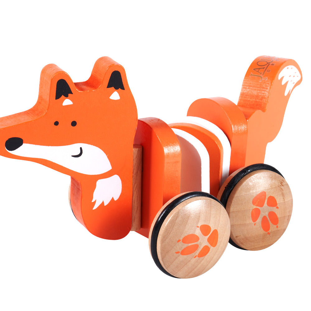 Pull Along Wooden Fox Toy | For 1 Year Olds Plus – Jaques of London