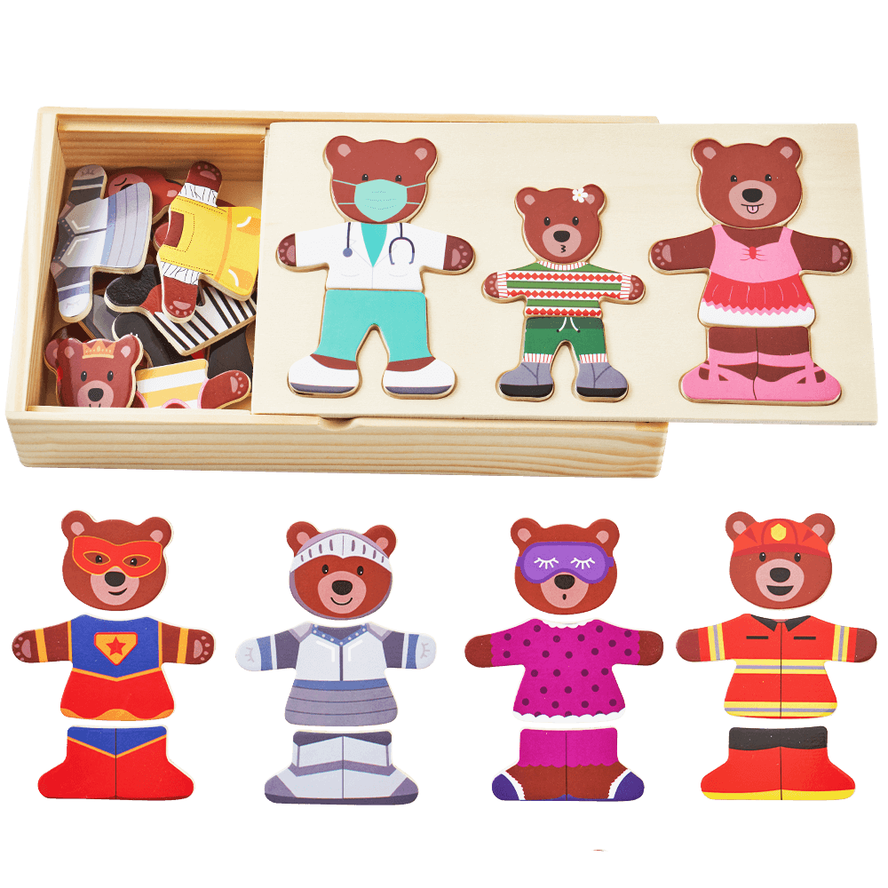 Dress up bears set