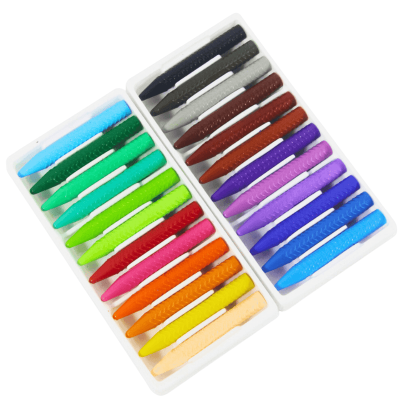 Kids easy clean art crayons