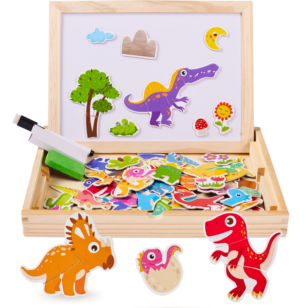 Dinosaur craft set with reversible whiteboard