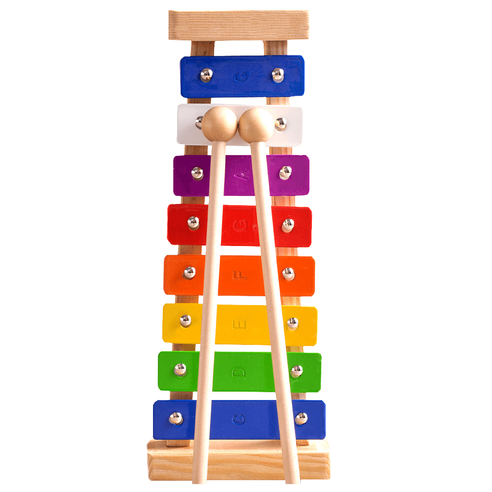 Kids Musical Xylophone with 8 musical notes and wooden battens