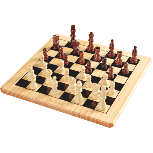 Staunton wooden chess set with play pieces