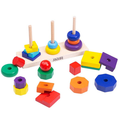 Colour Stacker | Wooden Stacking Toy