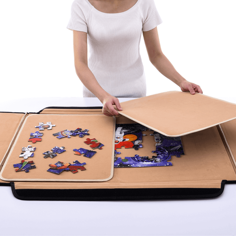 Fold-And-Go Wooden Jigsaw Puzzle Table: A Must Have for Puzzlers