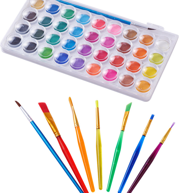 Toddler Art Supplies - Toddler Painting Set Featuring Paint Cups and Toddler Paint Brushes, Ultimate Paint Containers with Lids Toddler Paint Set