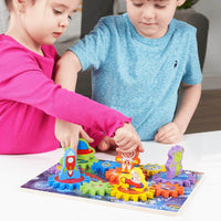 Space Puzzle | Wooden Puzzles for Toddlers | Space Toys For Kids