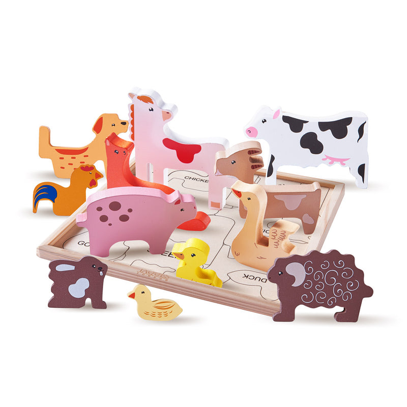 Wooden Animals  Farmyard Puzzle