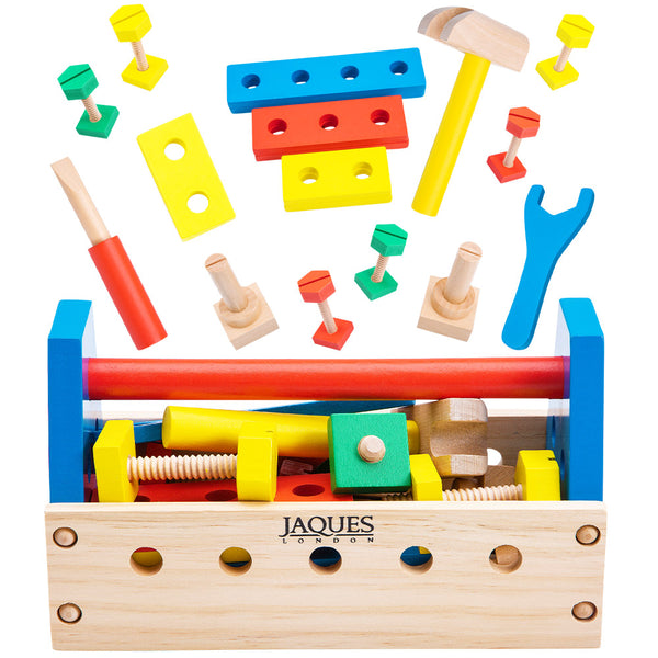 Kids Wooden Tool Box Kids Tool Set Jaques of London